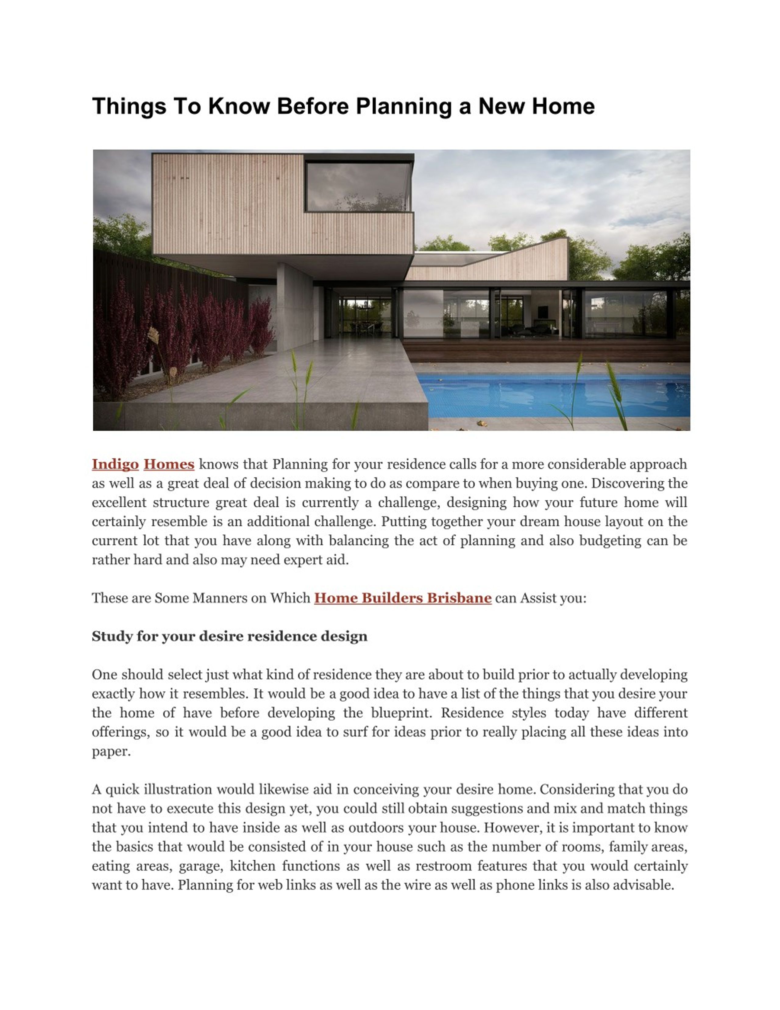 PPT - Things To Know Before Planning a New Home PowerPoint Presentation ...