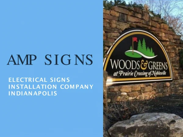 Electrical Signs Installation Company Indianapolis