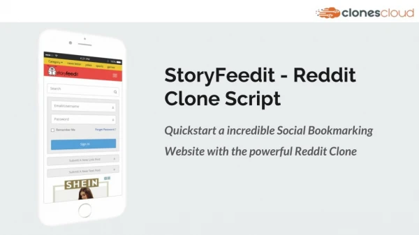 StoryFeedit - Reddit Clone, Social Bookmarking Script