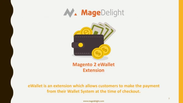 Pay for an order using wallet - MageDelight Magento 2 eWallet Extension