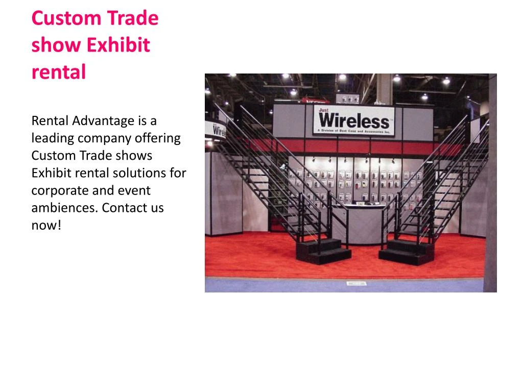 custom trade show exhibit rental