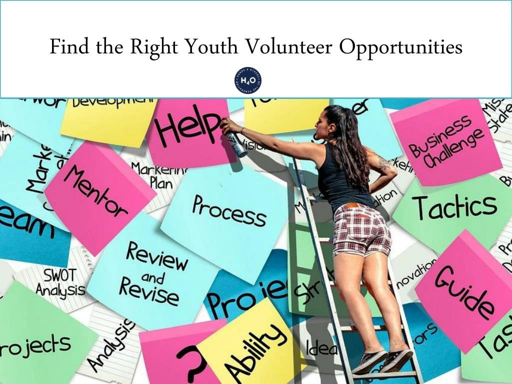 find the right youth v olunteer opportunities