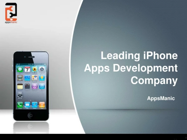Leading iPhone Apps Development Company | AppsManic