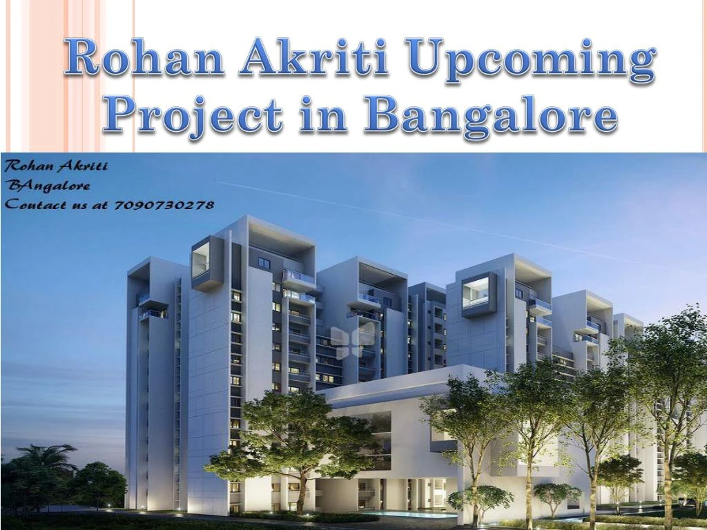 rohan akriti upcoming project in bangalore