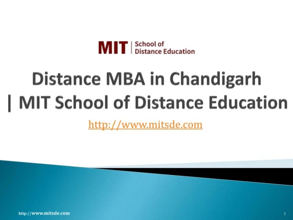 Distance Management Courses | Correspondence MBA | Distance MBA in Chandigarh | MBA Distance Education | MITSDE