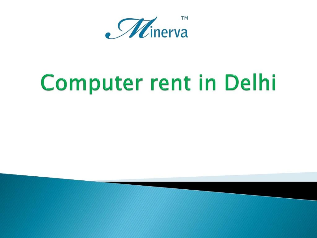 computer rent in delhi