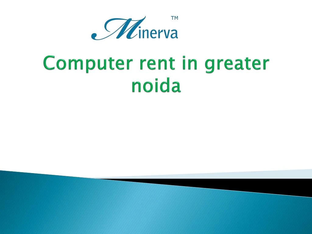 computer rent in greater noida