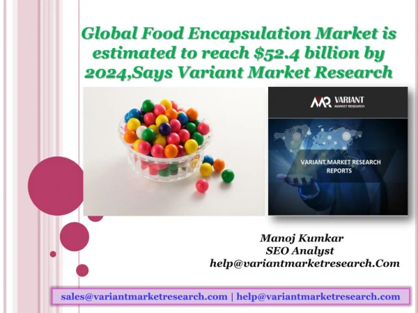 Food encapsulation market Global