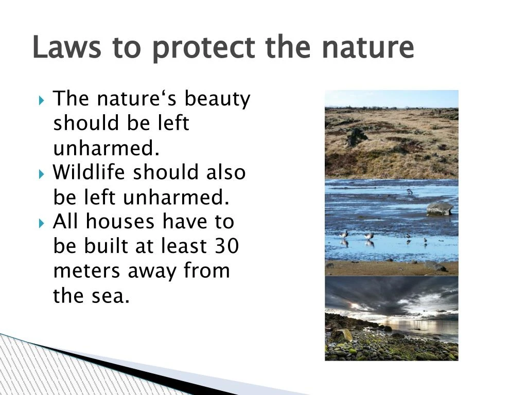 laws to protect the nature