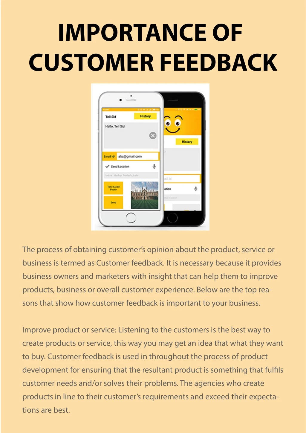 importance of customer feedback