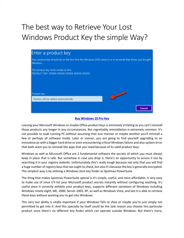 Buy Windows 10 Key
