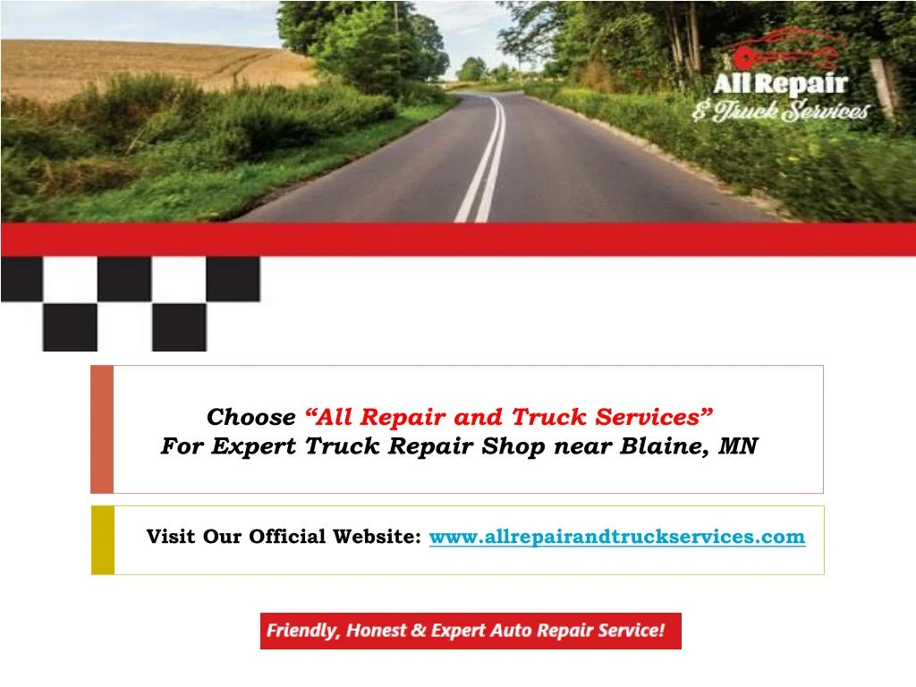 choose all repair and truck services for expert truck repair shop near blaine mn
