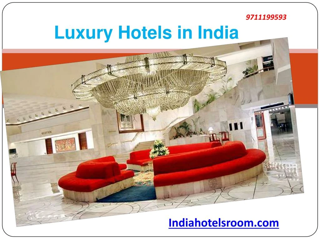 luxury hotels in india