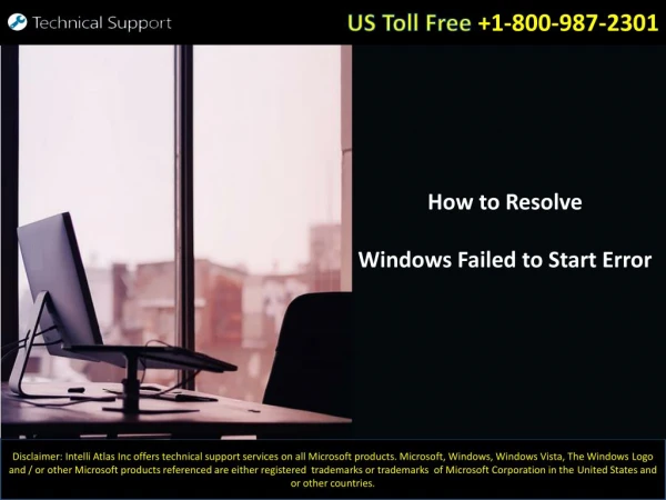 Microsoft Windows Support and Help for Windows Failed To Start