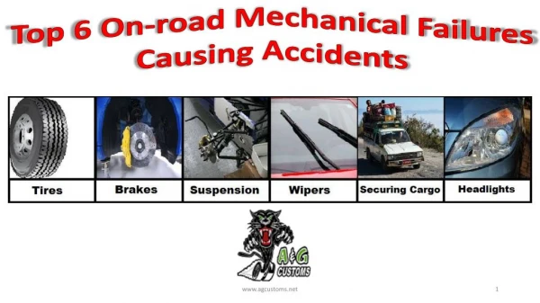 Top 6 On road Mechanical Failures Causing Accidents