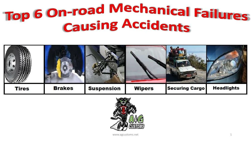 top 6 on road mechanical failures causing