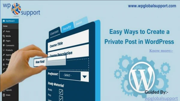 Easy Ways to Create a Private Post in WordPress