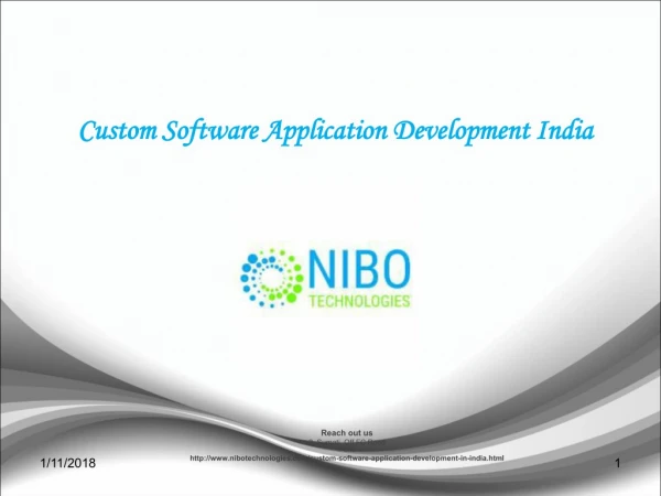 Custom Software Application Development India - NIBO Technologies