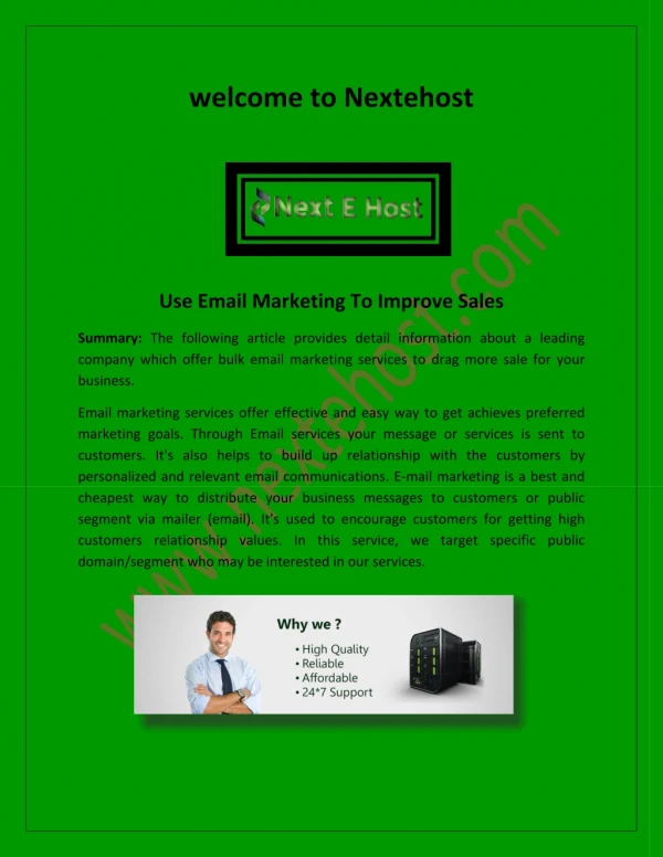 Bulk Email Marketing Service, Best Transactional Email Service