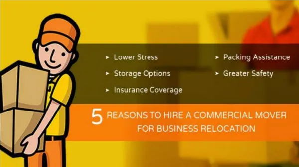 5 Reasons to Hire a commercial mover for business relocation