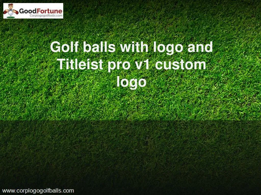 golf balls with logo and titleist pro v1 custom logo