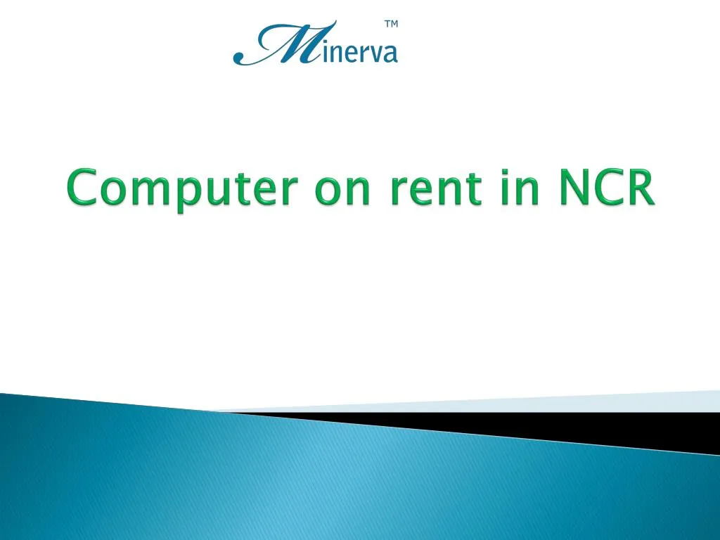 computer on rent in ncr