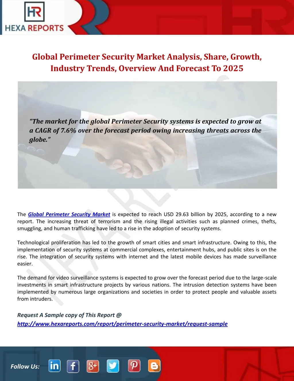 global perimeter security market analysis share