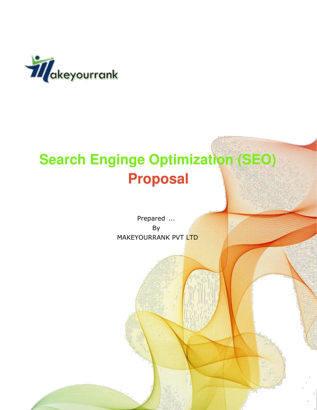 search enginge optimization seo proposal prepared