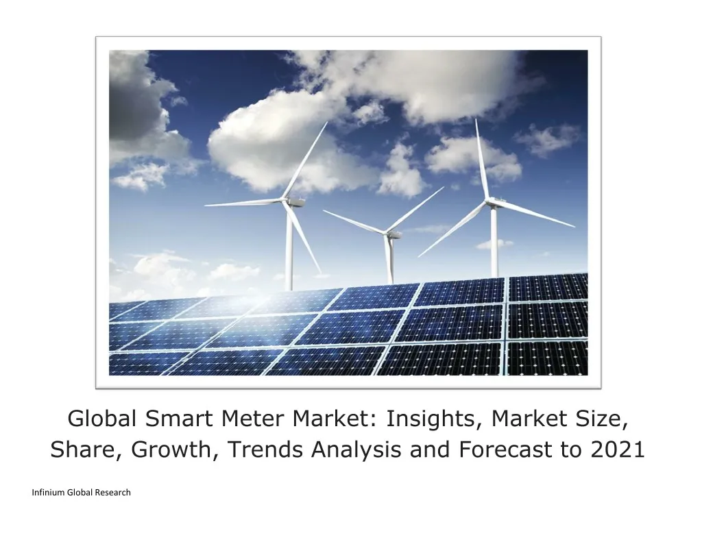 global smart meter market insights market size