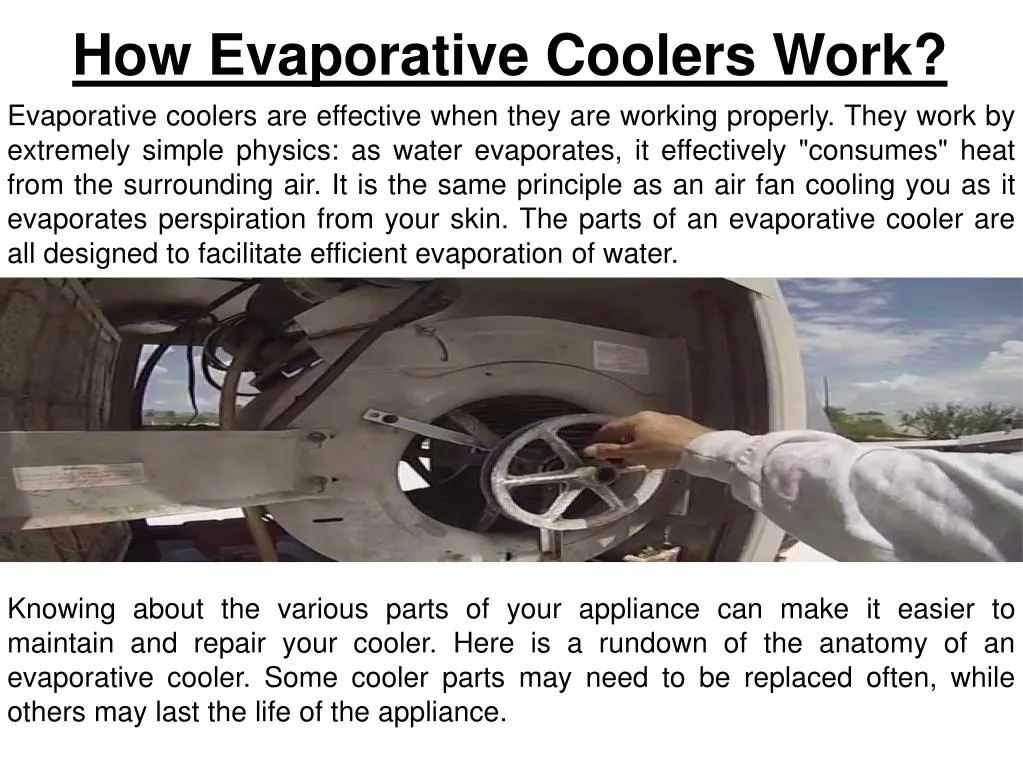 how evaporative coolers work