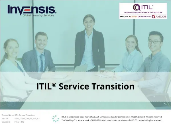 ITIL Service Transition - Invensis Learning