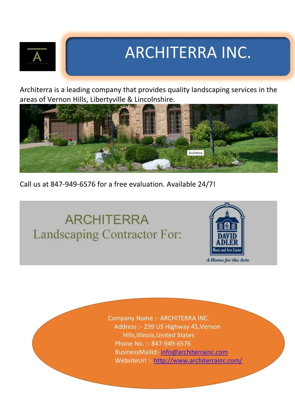 architerra is a leading company that provides