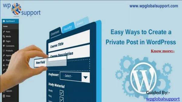 Easy Ways to Create a Private Post in WordPress