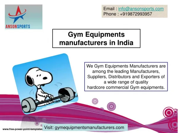 Gym Equipment manufacturers in jalandhar
