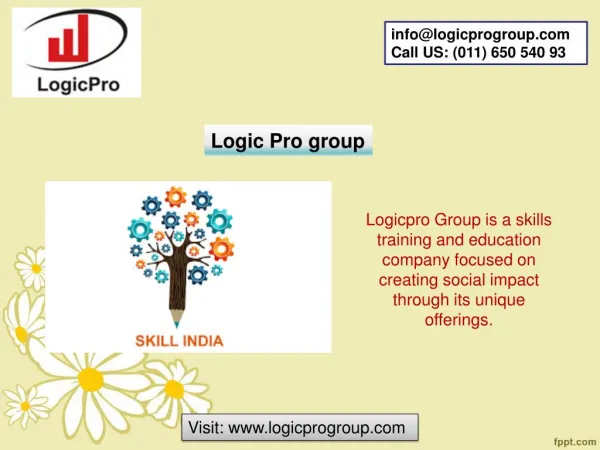 Skill development training center registration - Logicprogroup.com