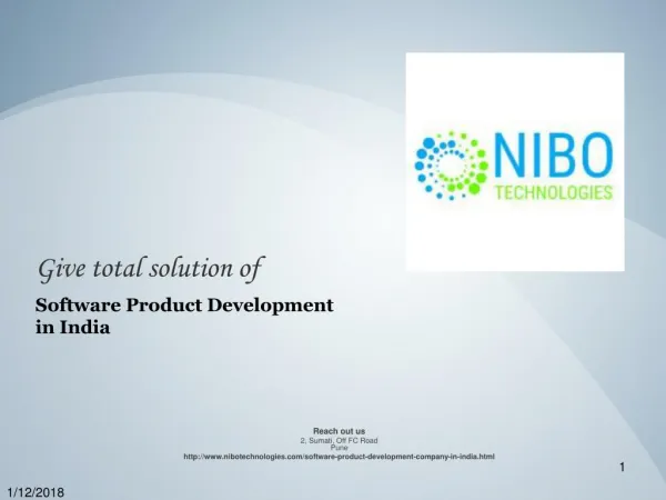 Software Product Development - NIBO Technologies