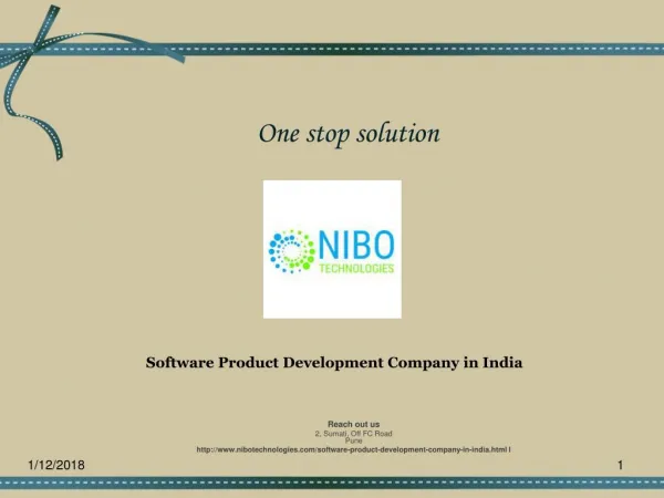 Software Product Development Company in India - NIBO Technologies