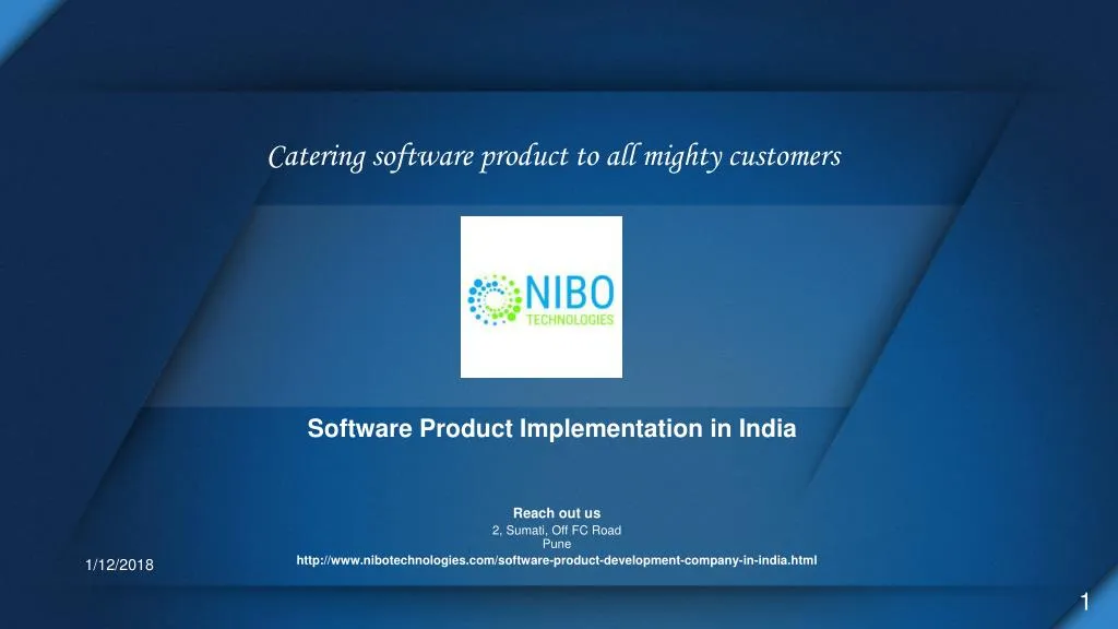 catering software product to all mighty customers