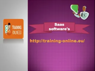 Saas softwares - slide 1