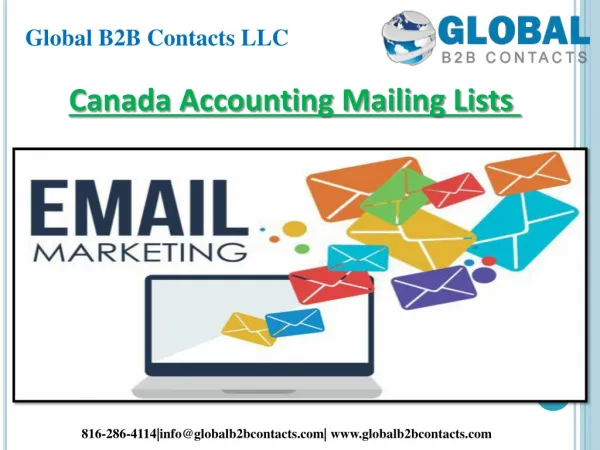 Canada Accounting Mailing Lists