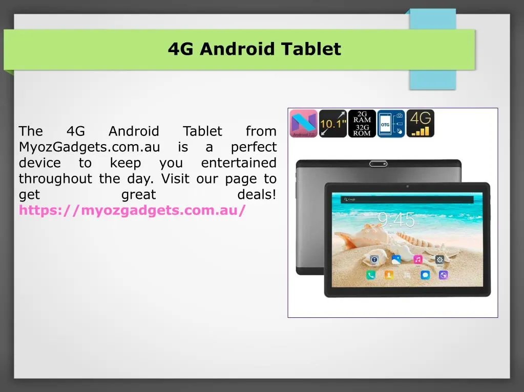 4g android tablet