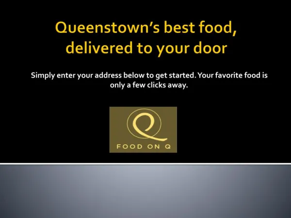Best Takeaways & Fast Food Delivery in Queenstown NZ