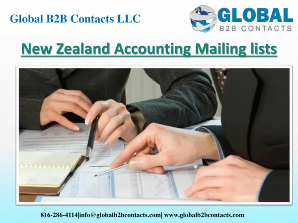 New Zealand Accounting Mailing lists.