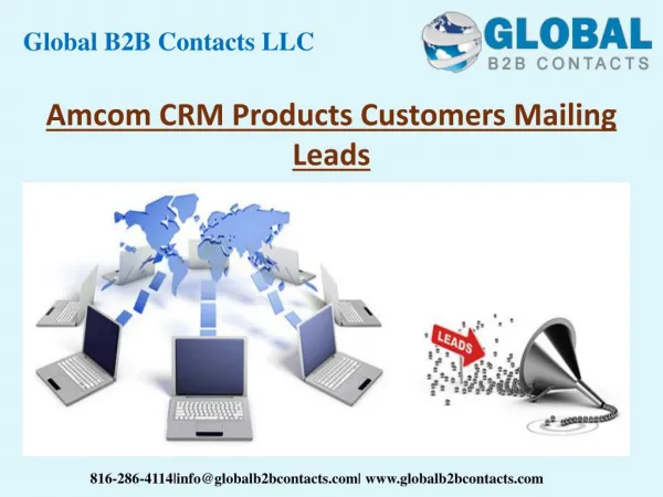 Amcom CRM Product Customers Mailing Leads
