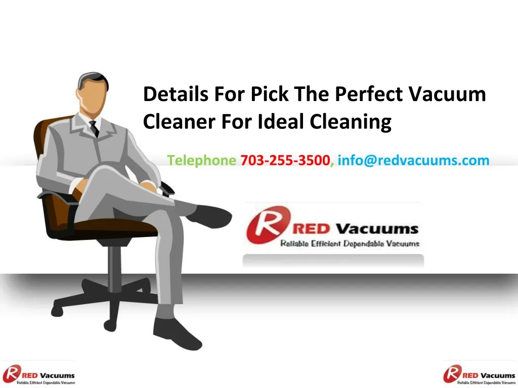 details for pick the perfect vacuum cleaner