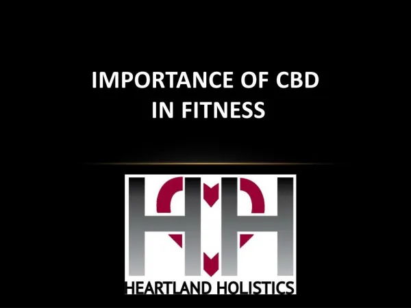 Importance of CBD in Fitness