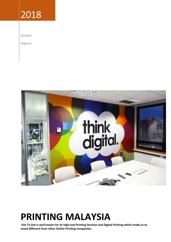 Digital Printing| Printing Malaysia| Reliable Online Printing