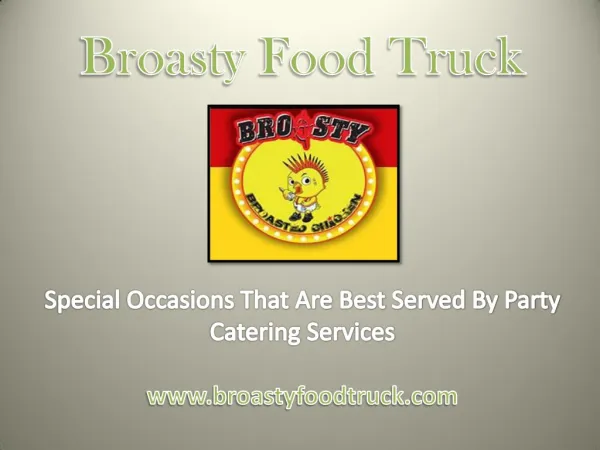 Special Occasions That Are Best Served By Party Catering Services