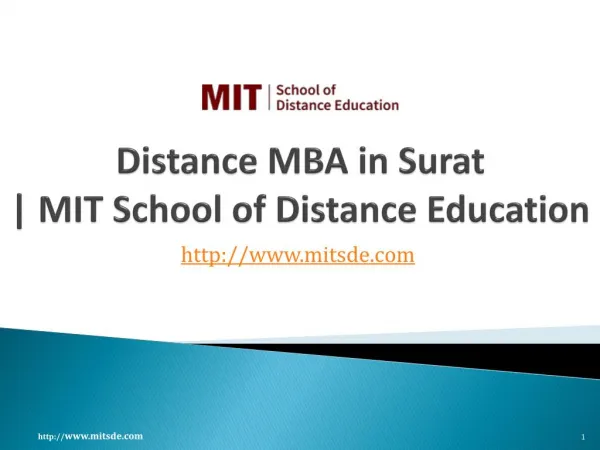 Distance Management Courses | MBA Distance learning | Distance MBA in Surat