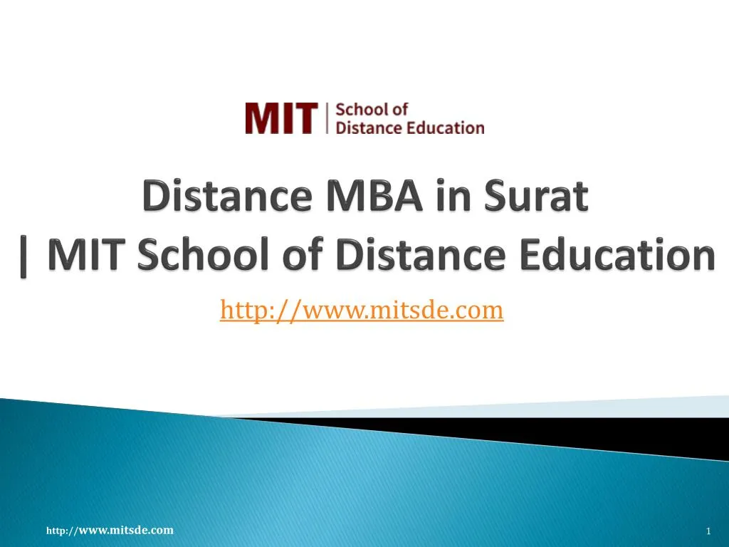 distance mba in surat mit school of distance education